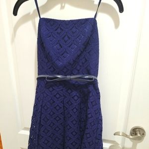 strapless laces dress